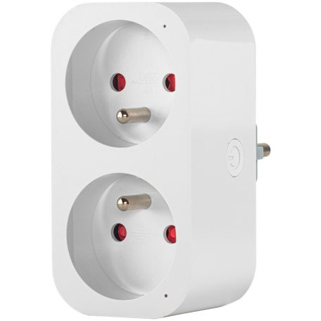 Tracon 2xFRENCH, 240VAC, 16A TNSM2-FR Okos csatlakozó adapter 5997374126298