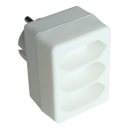 Tracon 250VAC, max.2,5A, 3xFrench TNF3 Többférőhelyes csapos átalakító csatlakozó 5997374164757