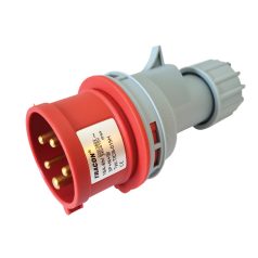   Tracon 16A, 400V, 3P+N+E, 6h, IP44 TICS-015H Ipari csatlakozó dugó, külső tömítőszelencével 5997374193320