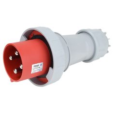   Tracon 125A, 400V, 3P+E, 6h, IP67 TICS-044 Ipari csatlakozó dugó, fokozott védelemmel 5997374150392