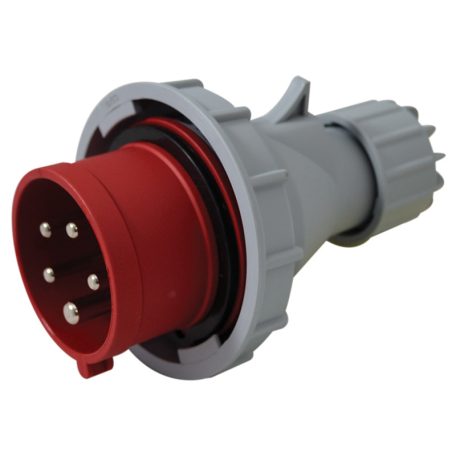 Tracon 16A, 400V, 3P+N+E, 6h, IP67 TICS-0152PF Fázisfordítós ipari csatlakozó dugó külső tömszelencével 5997374192347