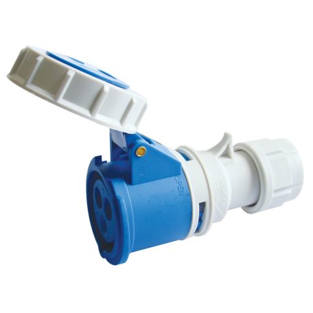 Tracon 16A, 230V, 2P+E, 6h, IP67 TICS-2132H Ipari csatlakozóaljzat, fokozott védelemmel 5997374200325