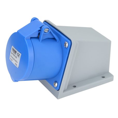 Tracon 32A, 250V, 2P+E, 6h, IP44 TICS-123 Felületre szerelhető ipari csatlakozóaljzat 5997374139281