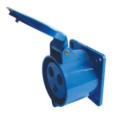   Tracon 32A, 250V, 2P+E, 6h, IP44 TICS-423 Beépíthető egyenes ipari csatlakozóaljzat 5997374139526