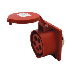   Tracon 16A, 400V, 3P+N+E, 6h, IP44 TICS-415 Beépíthető egyenes ipari csatlakozóaljzat 5997374139519