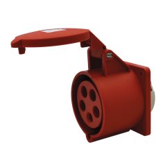   Tracon 32A, 400V, 3P+N+E, 6h, IP44 TICS-425 Beépíthető egyenes ipari csatlakozóaljzat 5997374139540