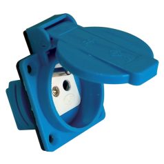   Tracon 16A, 250V, 2P+E, IP54 (FRENCH) TICS-105SF Beépíthető csatlakozóaljzat, csapos védőérintkezővel, kerek 5997374155717