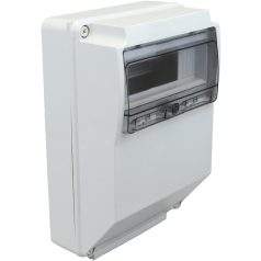   Tracon 12mod, H×W×D=400×260×130mm, IP65 TDB362613 Üres ipari csatlakozódoboz szerelősínnel, ABS 5997374201650