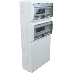   Tracon 32mod, H×W×D=685×330×150mm, IP65 TDB683315 Üres ipari csatlakozódoboz szerelősínnel, ABS 5997374201667