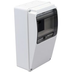   Tracon 6 mod, H×W×D=230×130×105mm, IP55 TDB231377 Üres ipari csatlakozódoboz szerelősínnel, ABS 5997374183918