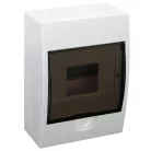 Tracon 1×6 modul, IP40, (H×W×D=200×148×95mm) EDFK-6/1 Falon kívüli elosztódoboz, füstszínű ajtóval, N/PE sínnel 5997374117173