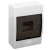 Tracon 1×6 modul, IP40, (H×W×D=200×148×95mm) EDFK-6/1 Falon kívüli elosztódoboz, füstszínű ajtóval, N/PE sínnel 5997374117173