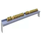 Tracon 1×18 modul, IP40, (H×W×D=220×364×96mm) EDFK-18/1 Falon kívüli elosztódoboz, füstszínű ajtóval, N/PE sínnel 5997374122894