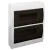 Tracon 2×12 (24) modul, IP40, (H×W×D=325×270×98mm) EDFK-12/2 Falon kívüli elosztódoboz, füstszínű ajtóval, N/PE sínnel 5997374117197
