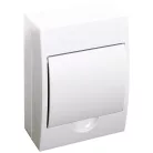 Tracon 1×6 modul, IP02, (H×W×D=200×148×95mm) EDFKN-6/1 Falon kívüli elosztódoboz, fehér ajtóval, N/PE sínnel 5997374155496