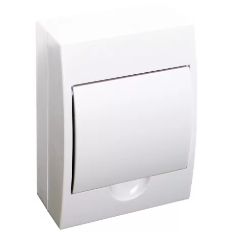 Tracon 1×6 modul, IP02, (H×W×D=200×148×95mm) EDFKN-6/1 Falon kívüli elosztódoboz, fehér ajtóval, N/PE sínnel 5997374155496