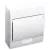 Tracon 1×8 modul, IP40, (H×W×D=200×184×95mm) EDFKN-8/1 Falon kívüli elosztódoboz, fehér ajtóval, N/PE sínnel 5997374155502