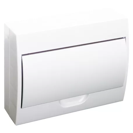 Tracon 1×12 modul, IP40, (H×W×D=200×256×95mm) EDFKN-12/1 Falon kívüli elosztódoboz, fehér ajtóval, N/PE sínnel 5997374155519