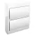 Tracon 2×12 (24) modul, IP40, (H×W×D=325×270×98mm) EDFKN-12/2 Falon kívüli elosztódoboz, fehér ajtóval, N/PE sínnel 5997374155533