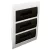 Tracon 3×14 (42) modul, IP40, (H×W×D=455×293×76mm) EDS-14/3 Süllyesztett elosztódoboz, füstszínű ajtóval, N/PE sínnel 5997374117234