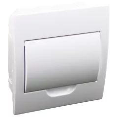   Tracon 1×8 modul, IP40, (H×W×D=200x186x66 mm) EDSN-8/1 Süllyesztett elosztódoboz, fehér ajtóval, N/PE sínnel 5997374155571