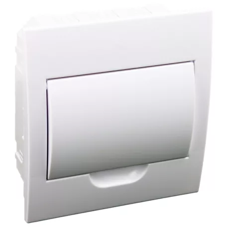 Tracon 1×8 modul, IP40, (H×W×D=200x186x66 mm) EDSN-8/1 Süllyesztett elosztódoboz, fehér ajtóval, N/PE sínnel 5997374155571