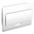 Tracon 1×12 modul, IP40, (H×W×D=200×256×66mm) EDSN-12/1 Süllyesztett elosztódoboz, fehér ajtóval, N/PE sínnel 5997374155588