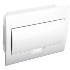   Tracon 1×12 modul, IP40, (H×W×D=200×256×66mm) EDSN-12/1 Süllyesztett elosztódoboz, fehér ajtóval, N/PE sínnel 5997374155588
