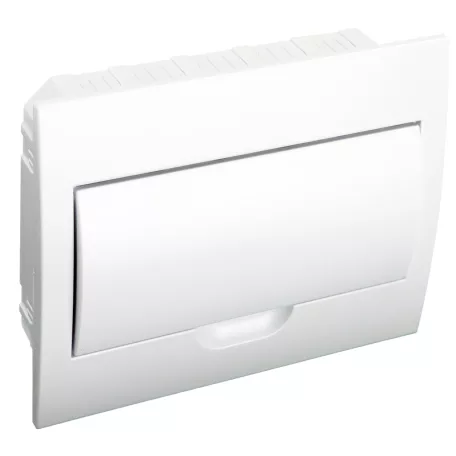 Tracon 1×12 modul, IP40, (H×W×D=200×256×66mm) EDSN-12/1 Süllyesztett elosztódoboz, fehér ajtóval, N/PE sínnel 5997374155588