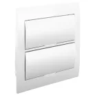 Tracon 2×12 (24) modul, IP40, (H×W×D=310×257×76mm) EDSN-12/2 Süllyesztett elosztódoboz, fehér ajtóval, N/PE sínnel 5997374155601