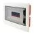 Tracon 1×12 (12) modul, IP40, (H×W×D=200x256x66mm) EDSS-12/1 Süllyesztett elosztódoboz, füstszínű-sík ajtóval, NPE nélkül 5997374205429