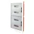 Tracon 4×18 (72) modul, IP40, (H×W×D=860×440×95mm) EDSS-18/4 Süllyesztett elosztódoboz, füstszínű-sík ajtóval, NPE nélkül 5997374205504