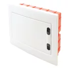 Tracon 1×8 (8) modul, IP40, (H×W×D=180×220×88mm) EDSSN-8/1 Süllyesztett elosztódoboz, fehér-sík ajtóval, NPE nélkül 5997374205412