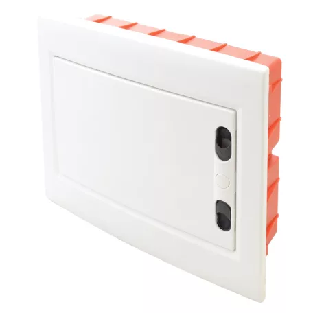 Tracon 1×8 (8) modul, IP40, (H×W×D=180×220×88mm) EDSSN-8/1 Süllyesztett elosztódoboz, fehér-sík ajtóval, NPE nélkül 5997374205412