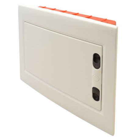 Tracon 1×12 (12) modul, IP40, (H×W×D=240×305×80mm) EDSSN-12/1 Süllyesztett elosztódoboz, fehér-sík ajtóval, NPE nélkül 5997374205436