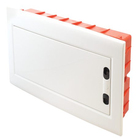 Tracon 1×18 (18) modul, IP40, (H×W×D=270×440×85mm) EDSSN-18/1 Süllyesztett elosztódoboz, fehér-sík ajtóval, NPE nélkül 5997374205450