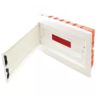 Tracon 1×18 (18) modul, IP40, (H×W×D=270×440×85mm) EDSSN-18/1 Süllyesztett elosztódoboz, fehér-sík ajtóval, NPE nélkül 5997374205450