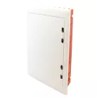Tracon 3×18 (54) modul, IP40, (H×W×D=655×440×90 mm) EDSSN-18/3 Süllyesztett elosztódoboz, fehér-sík ajtóval, NPE nélkül 5997374205498