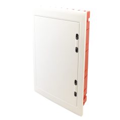   Tracon 3×18 (54) modul, IP40, (H×W×D=655×440×90 mm) EDSSN-18/3 Süllyesztett elosztódoboz, fehér-sík ajtóval, NPE nélkül 5997374205498