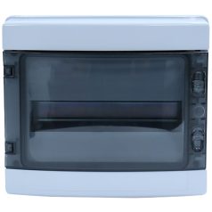   Tracon 1×12 mod, H×W×D=259×298×140mm, IP65, 1000VAC, 1500 VDC EDFKIP65N121 Falon kívüli elosztódoboz, átlátszó ajtóval, N/PE sínnel 5997374191883