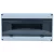 Tracon 1×18 mod, H×W×D=197.5×364×106mm, IP65, 1000 VAC, 1500 VDC EDFKIP65U181 Falon kívüli elosztódoboz, átlátszó ajtóval, N/PE sínnel 5997374160407