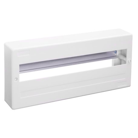 Tracon 1×18 modul, IP40, (H×W×D=160×365×60mm) EDFK-18/1AN Falon kívüli elosztódoboz, ajtó nélkül, N/PE sínnel 5997374148719