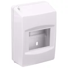   Tracon 1×4 modul, IP40, (H×W×D=150×84×68mm) EDFK-4/1ANP Falon kívüli elosztódoboz, ajtó nélkül, zárópecsételhető 5997374161084