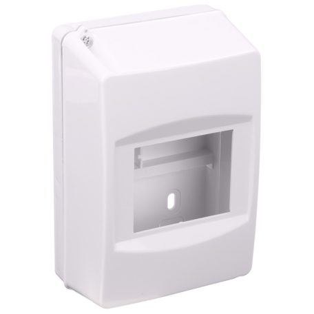Tracon 1×4 modul, IP40, (H×W×D=150×84×68mm) EDFK-4/1ANP Falon kívüli elosztódoboz, ajtó nélkül, zárópecsételhető 5997374161084