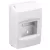 Tracon 1×4 modul, IP40, (H×W×D=150×84×68mm) EDFK-4/1ANP Falon kívüli elosztódoboz, ajtó nélkül, zárópecsételhető 5997374161084