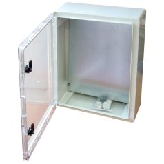   Tracon HxWxD=400x300x165mm, IP65, IK10, 1000V AC/DC, RAL7035 TME403017T Műanyag elosztószekrény átlátszó ajtóval 5997374183734