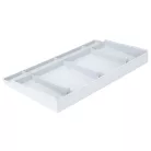 Tracon H×W×D=40×400×200 TME604020R Esővédő tető TME604020 műanyagszekrényhez 5997374223515
