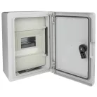 Tracon 1x8mod, HxWxD=280x210x130mm, IP65, IK10, 1000V AC/DC TME282113M Műanyag elosztószekrény maszkos 5997374195041