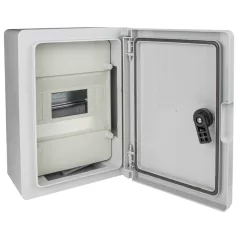   Tracon 1x8mod, HxWxD=280x210x130mm, IP65, IK10, 1000V AC/DC TME282113M Műanyag elosztószekrény maszkos 5997374195041