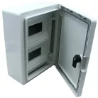 Tracon 2x9mod, HxWxD=330x250x130mm, IP65, IK10, 1000V AC/DC TME332513M Műanyag elosztószekrény maszkos 5997374195089